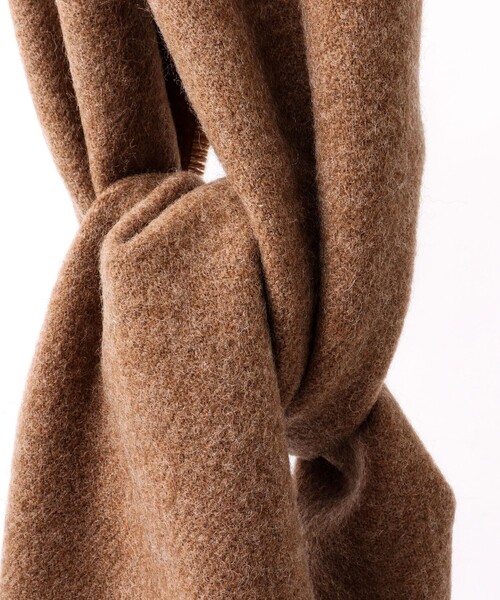 NOLLEY’S(ノーリーズ)の「【MAC.N/マックエヌ】Lambswool Scarf Plain 30(マフラー・メンズ・ワイン/ライトブルー/グレー/ネイビー/キャメル・FREE)」の12枚目の写真