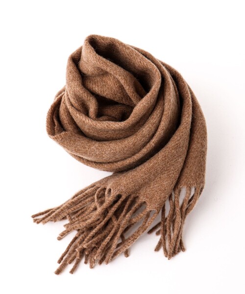NOLLEY’S(ノーリーズ)の「【MAC.N/マックエヌ】Lambswool Scarf Plain 30(マフラー・メンズ・ワイン/ライトブルー/グレー/ネイビー/キャメル・FREE)」の13枚目の写真