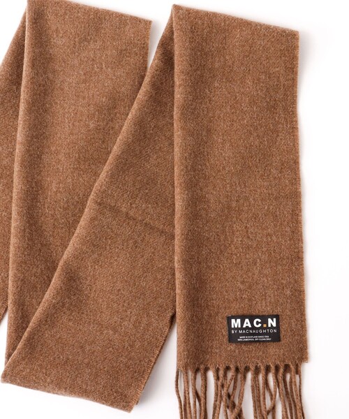 NOLLEY’S(ノーリーズ)の「【MAC.N/マックエヌ】Lambswool Scarf Plain 30(マフラー・メンズ・ワイン/ライトブルー/グレー/ネイビー/キャメル・FREE)」の15枚目の写真
