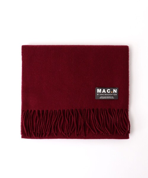 NOLLEY’S(ノーリーズ)の「【MAC.N/マックエヌ】Lambswool Scarf Plain 30(マフラー・メンズ・ワイン/ライトブルー/グレー/ネイビー/キャメル・FREE)」の17枚目の写真