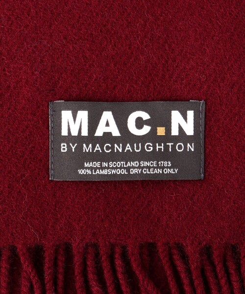 NOLLEY’S(ノーリーズ)の「【MAC.N/マックエヌ】Lambswool Scarf Plain 30(マフラー・メンズ・ワイン/ライトブルー/グレー/ネイビー/キャメル・FREE)」の18枚目の写真