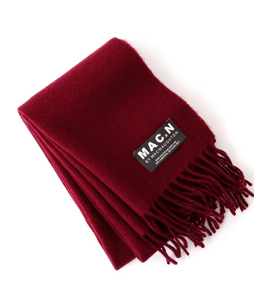 NOLLEY’S(ノーリーズ)の「【MAC.N/マックエヌ】Lambswool Scarf Plain 30(マフラー・メンズ・ワイン/ライトブルー/グレー/ネイビー/キャメル・FREE)」の21枚目の写真