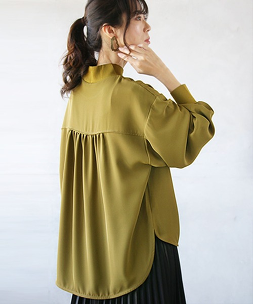 ハイネックブラウス（シャツ/ブラウス）｜OTONA（オトナ）