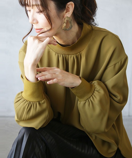 ハイネックブラウス（シャツ/ブラウス）｜OTONA（オトナ）