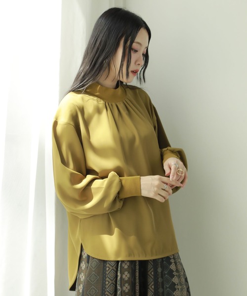 ハイネックブラウス（シャツ/ブラウス）｜OTONA（オトナ）