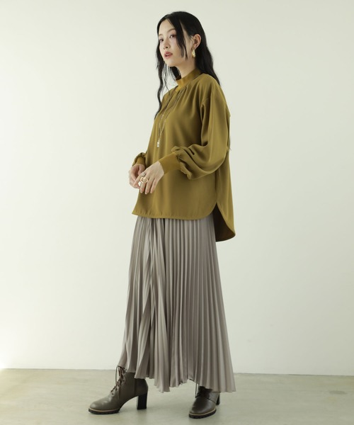 ハイネックブラウス（シャツ/ブラウス）｜OTONA（オトナ）