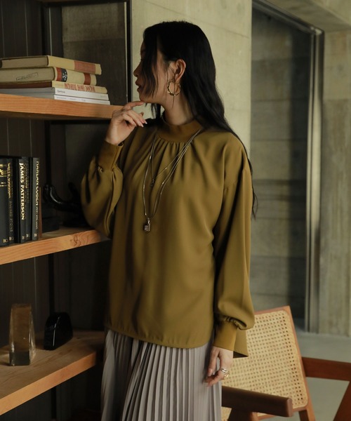 ハイネックブラウス（シャツ/ブラウス）｜OTONA（オトナ）