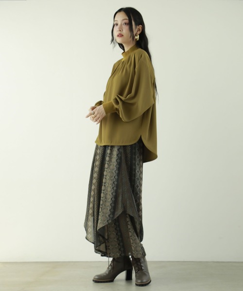 ハイネックブラウス（シャツ/ブラウス）｜OTONA（オトナ）