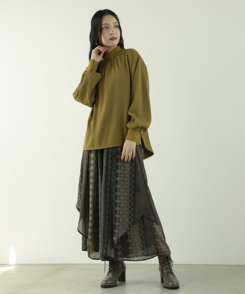 ハイネックブラウス（シャツ/ブラウス）｜OTONA（オトナ）