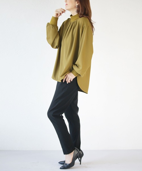 ハイネックブラウス（シャツ/ブラウス）｜OTONA（オトナ）