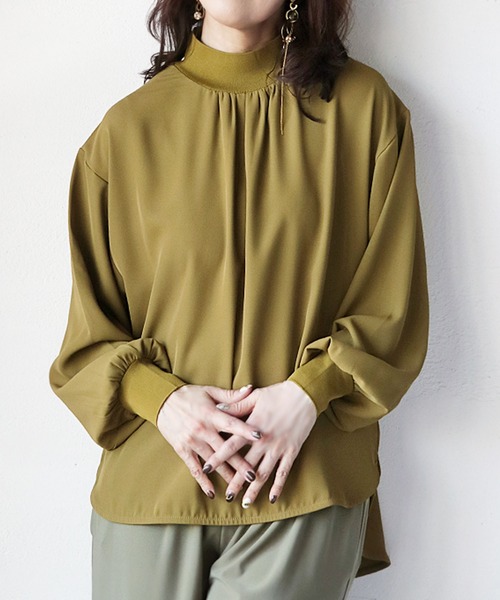 ハイネックブラウス（シャツ/ブラウス）｜OTONA（オトナ）