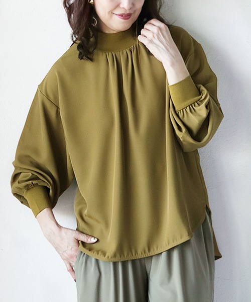 ハイネックブラウス（シャツ/ブラウス）｜OTONA（オトナ）