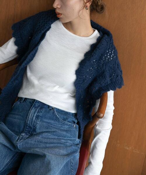 URBAN RESEARCH Sonny Label(アーバンリサーチサニーレーベル)の「スラブベーシックロングスリーブTシャツ(Tシャツ/カットソー・レディース・オフホワイト/チャコールグレー/ピンク/イエロー系その他/ブラウン/ミント・FREE)」の12枚目の写真