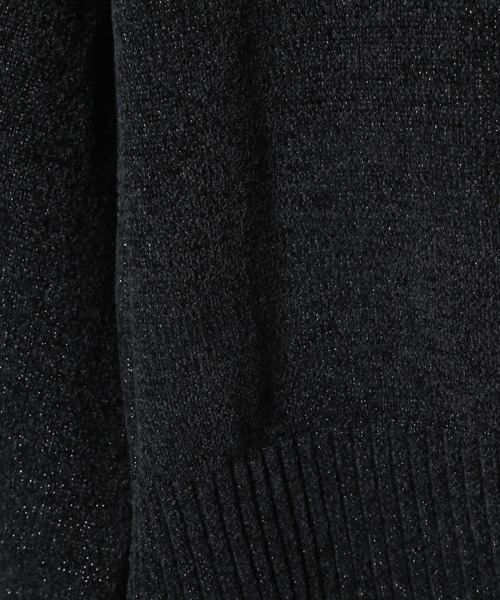 mysty woman（ミスティウーマン）の「ラメモールボートネックプルオーバー　250733（ニット/セーター・レディース・ライトピンク/ライトブルー/ブラック/アイボリー/ブラウン・FREE）」の22枚目の写真