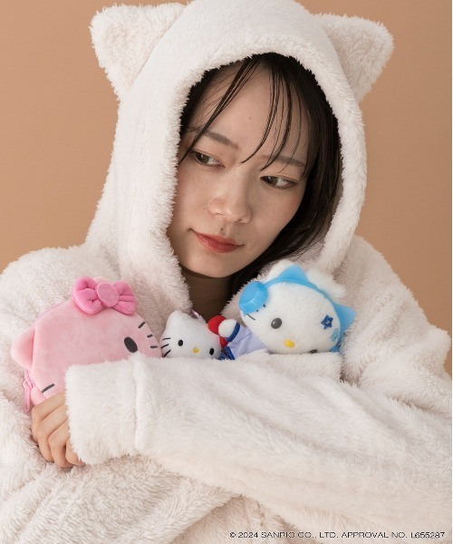 HELLO KITTY】猫耳フード付き ボアパーカー（パーカー）｜sanrio