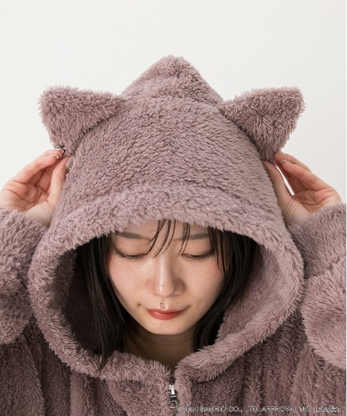 HELLO KITTY】猫耳フード付き ボアパーカー（パーカー）｜sanrio