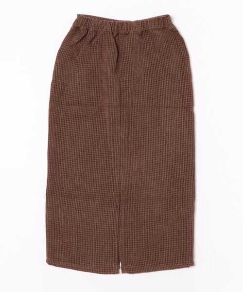 flower（フラワー）の「フラッフチェックスカート2（スカート・レディース・ブラウン/ブラック・FREE）」の3枚目の写真