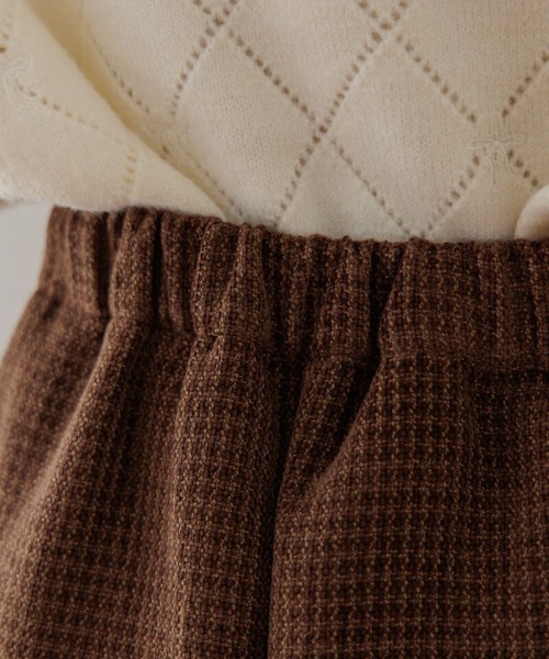 flower（フラワー）の「フラッフチェックスカート2（スカート・レディース・ブラウン/ブラック・FREE）」の10枚目の写真