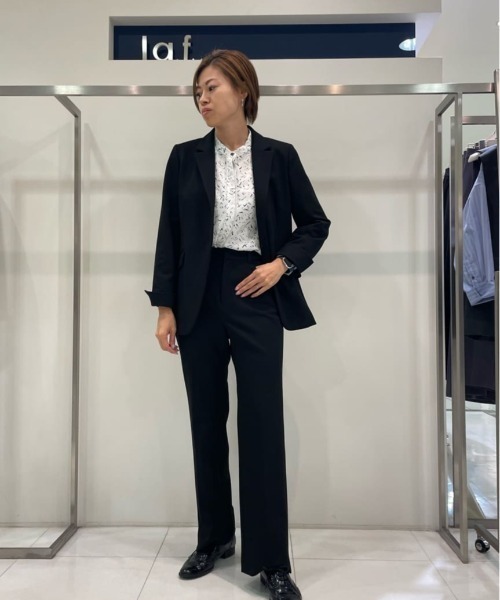 la.f…（ラエフ）の「ピクシエスタジャケット≪セットアップ対応≫（テーラードジャケット・レディース・ブラック/チャコールグレー・9号/11号/7号）」の15枚目の写真
