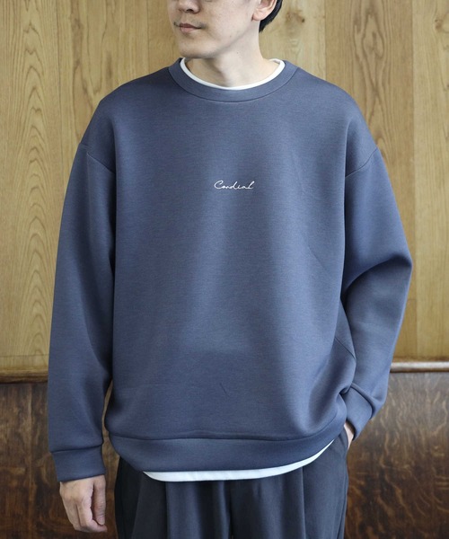 Right-on(ライトオン)の「NEOSARTIC(ネオサーティック)【メンズ】刺繍入りフェイクレイヤードスウェット(その他トップス・メンズ・ブラック/ブルー/ダークベージュ/その他5/その他1/その他3・S/M/L/XL)」の1枚目の写真