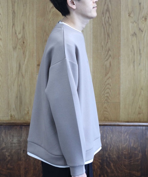 Right-on(ライトオン)の「NEOSARTIC(ネオサーティック)【メンズ】刺繍入りフェイクレイヤードスウェット(その他トップス・メンズ・ブラック/ブルー/ダークベージュ/その他5/その他1/その他3・S/M/L/XL)」の11枚目の写真
