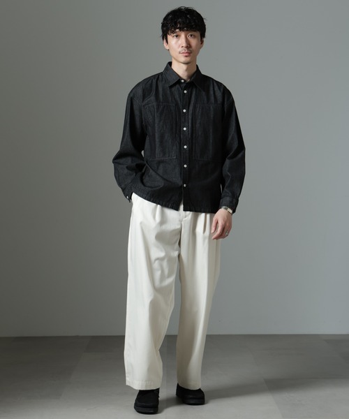 セール】NORMANBROS別注 ワイドポケット デニムシャツ（シャツ