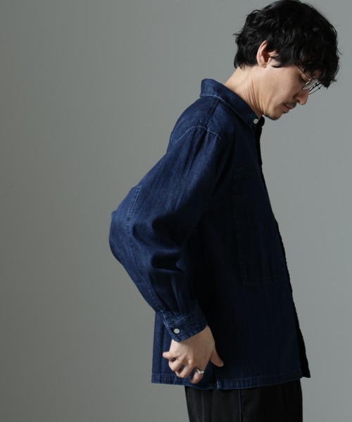 セール】NORMANBROS別注 ワイドポケット デニムシャツ（シャツ