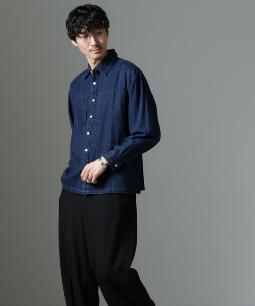 セール】NORMANBROS別注 ワイドポケット デニムシャツ（シャツ