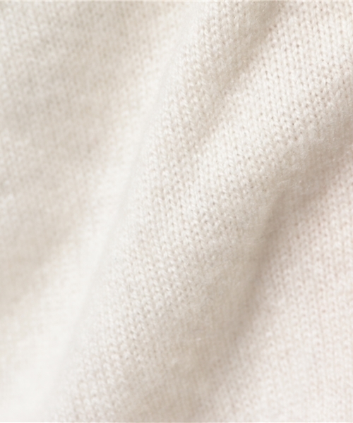 OUTLET（アウトレット）の「【DouDou】ウールカシミアP/O（ニット/セーター・レディース・オフホワイト・MEDIUM）」の8枚目の写真