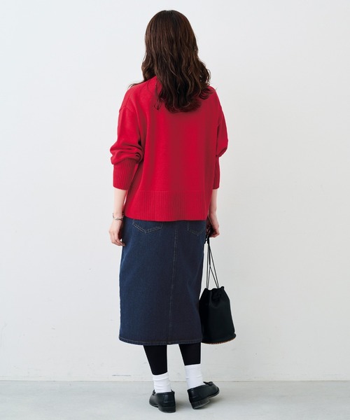 セール】サニークラウズ 重宝ニットレーナー〈レディース〉（ニット