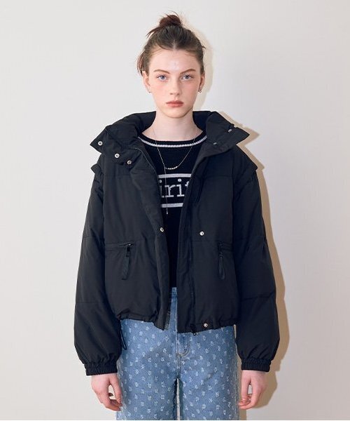 セール】2WAYジャケット【韓国ファッション】（ブルゾン）｜Mi-je