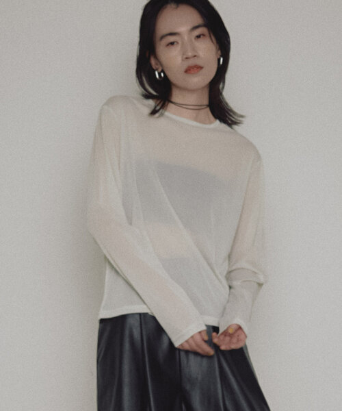 シアーロンT（Tシャツ/カットソー）｜earthy（アーシー）