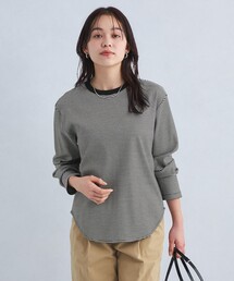 green label relaxing | ラウンドヘム プルオーバー カットソー(Tシャツ/カットソー)
