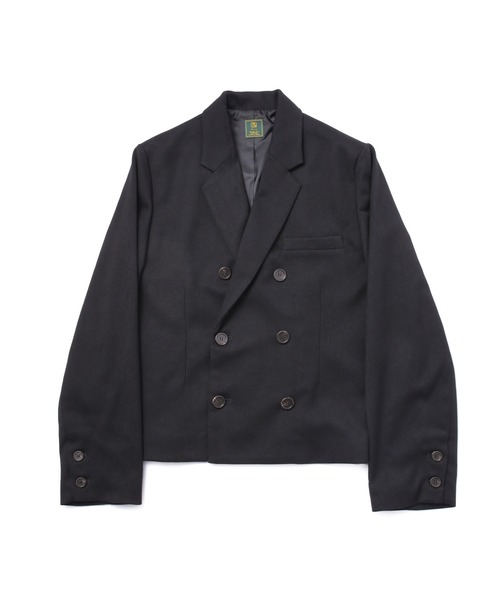 ミリタリーツイルダブルジャケット【セットアップ対応】（テーラード