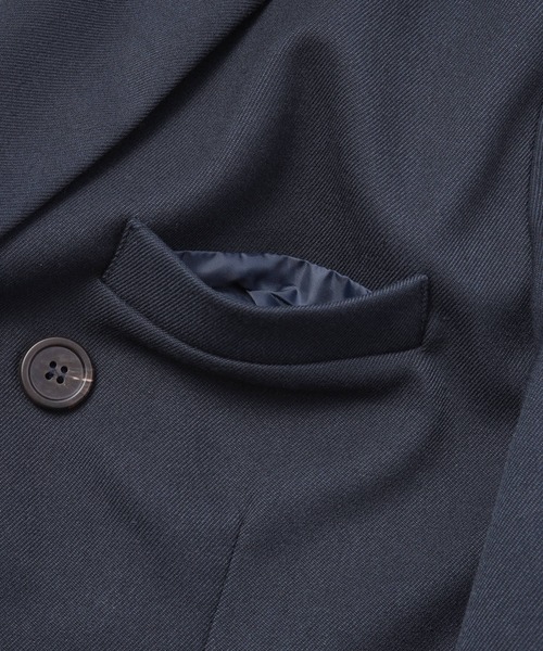 ミリタリーツイルダブルジャケット【セットアップ対応】（テーラード