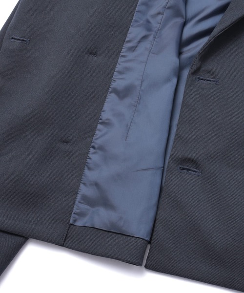 ミリタリーツイルダブルジャケット【セットアップ対応】（テーラード