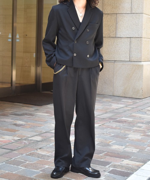 Noen ミリタリーツイルジャケット　Black ミリタリーツイルダブルジャケット[Black] – Noen