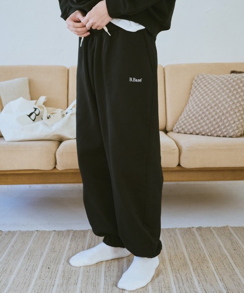 BROKEN BASE（ブロークンベース）の「B.BASEアソートスウェットパンツ（スウェットパンツ・メンズ・杢グレー/ネイビー系1/グレー系1/ブラック系1/ブラック系/ネイビー・SMALL/MEDIUM/LARGE）」の2枚目の写真