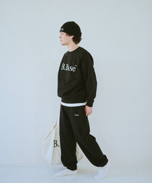 BROKEN BASE（ブロークンベース）の「B.BASEアソートスウェットパンツ（スウェットパンツ・メンズ・杢グレー/ネイビー系1/グレー系1/ブラック系1/ブラック系/ネイビー・SMALL/MEDIUM/LARGE）」の12枚目の写真