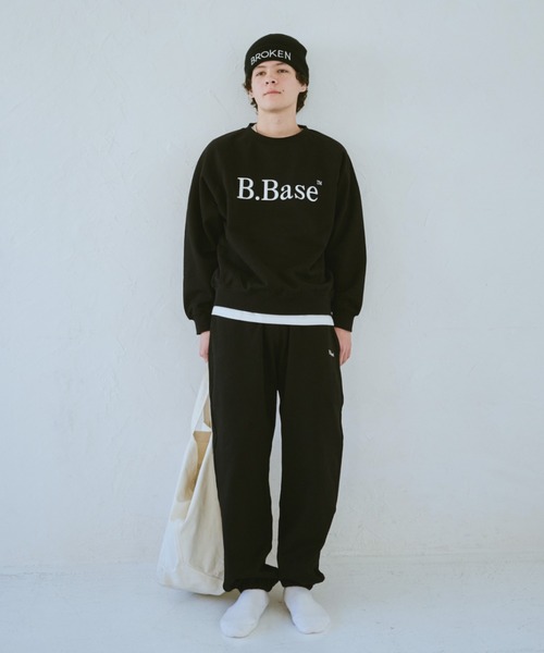BROKEN BASE（ブロークンベース）の「B.BASEアソートスウェットパンツ（スウェットパンツ・メンズ・杢グレー/ネイビー系1/グレー系1/ブラック系1/ブラック系/ネイビー・SMALL/MEDIUM/LARGE）」の13枚目の写真