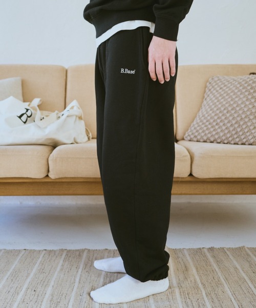 BROKEN BASE（ブロークンベース）の「B.BASEアソートスウェットパンツ（スウェットパンツ・メンズ・杢グレー/ネイビー系1/グレー系1/ブラック系1/ブラック系/ネイビー・SMALL/MEDIUM/LARGE）」の17枚目の写真