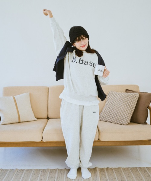 BROKEN BASE（ブロークンベース）の「B.BASEアソートスウェットパンツ（スウェットパンツ・メンズ・杢グレー/ネイビー系1/グレー系1/ブラック系1/ブラック系/ネイビー・SMALL/MEDIUM/LARGE）」の20枚目の写真