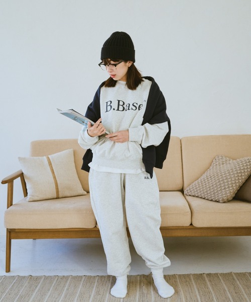 BROKEN BASE（ブロークンベース）の「B.BASEアソートスウェットパンツ（スウェットパンツ・メンズ・杢グレー/ネイビー系1/グレー系1/ブラック系1/ブラック系/ネイビー・SMALL/MEDIUM/LARGE）」の22枚目の写真