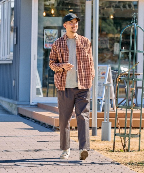 FOUND GOOD（ファウンドグッド）の「2タックチノパンツ（その他パンツ・メンズ・ネイビー/ベージュ/グレー系・S/M/L/XL）」の5枚目の写真