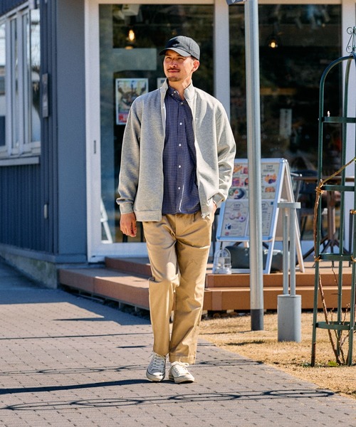 FOUND GOOD（ファウンドグッド）の「2タックチノパンツ（その他パンツ・メンズ・ネイビー/ベージュ/グレー系・S/M/L/XL）」の9枚目の写真