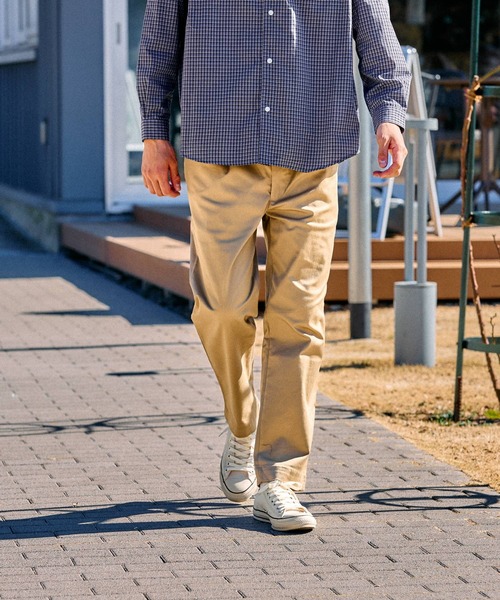 FOUND GOOD（ファウンドグッド）の「2タックチノパンツ（その他パンツ・メンズ・ネイビー/ベージュ/グレー系・S/M/L/XL）」の12枚目の写真