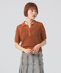 Ray BEAMS | メッシュ ニット ポロシャツ(ポロシャツ)