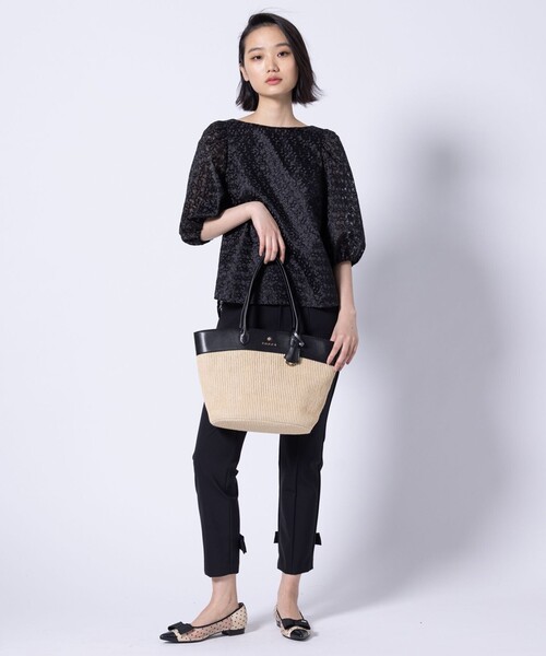 TOCCA(トッカ)の「FLOWER OF WINDMILL ブラウス(シャツ/ブラウス・レディース・ブラック系7/ホワイト系7・0/4)」の9枚目の写真