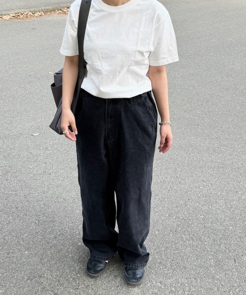 セール】あいり-SNAP WIDE CARGO DENIM/スナップワイドカーゴデニム