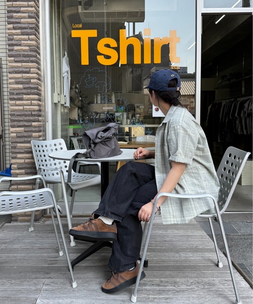 INTER FACTORY（インターファクトリー）の「あいり-SNAP WIDE CARGO DENIM/スナップワイドカーゴデニム made by inter factory（デニムパンツ・レディース・ブルー/ブラック・SMALL/MEDIUM）」の10枚目の写真